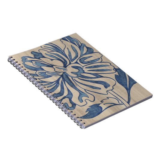 Indigo Mum Notizblock (Rechte Seite)