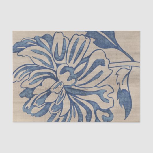 Indigo Mum Seidenpapier (Vorderseite)