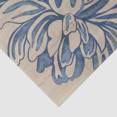 Indigo Mum Seidenpapier (Ausschnitt)