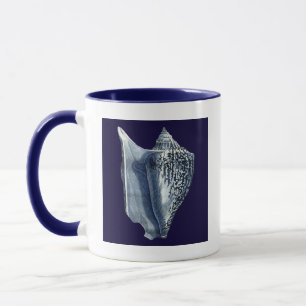 Indigo-Muscheln I Tasse