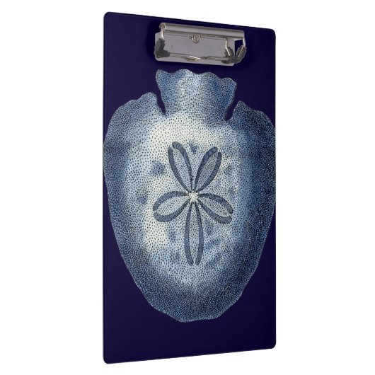 Indigo-Muscheln III Klemmbrett (Rechts)