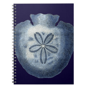 Indigo-Muscheln III Notizblock