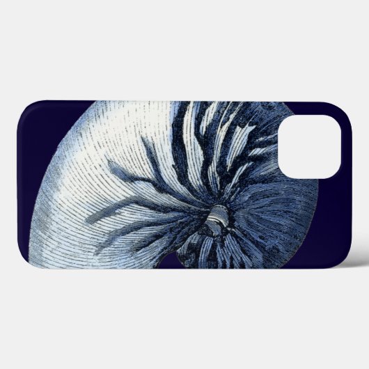 Indigo-Muscheln VII Case-Mate iPhone Hülle (Rückseite (Horizontal))