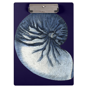 Indigo-Muscheln VII Klemmbrett