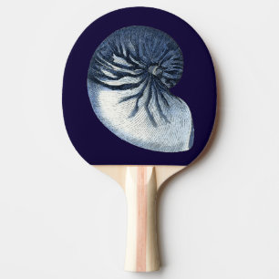 Indigo-Muscheln VII Tischtennis Schläger