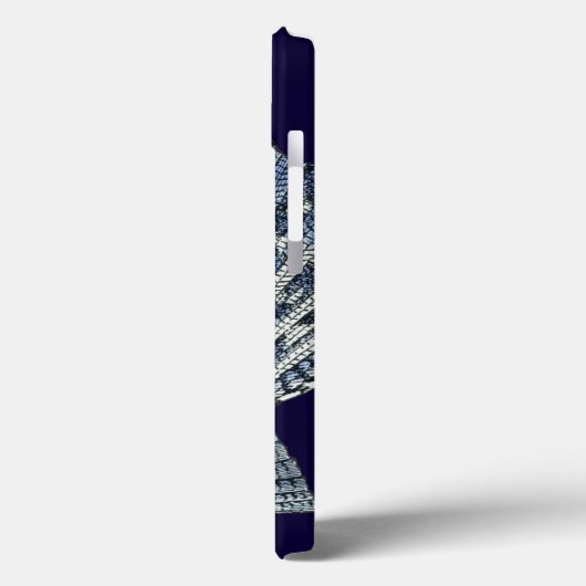 Indigo-Muscheln VIII Case-Mate iPhone Hülle (Rückseite / Links)