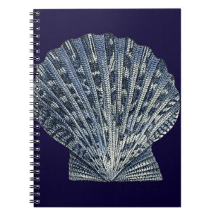 Indigo-Muscheln VIII Notizblock