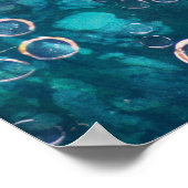 Indigo Mystique Unterwasser-Meerjungfrau Poster (Ecke)