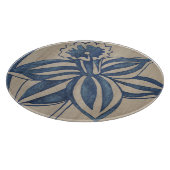 Indigo-Narzisse Schneidebrett (Ecke)