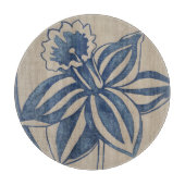 Indigo-Narzisse Schneidebrett (Vorderseite)