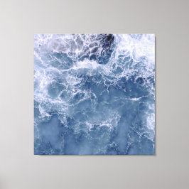 Indigo Ocean Foean Water Leinwanddruck