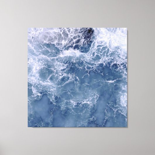 Indigo Ocean Foean Water Leinwanddruck (Vorderseite)