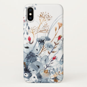 Indigo & Ochre - Aquarellfarben-Blume Case-Mate iPhone Hülle