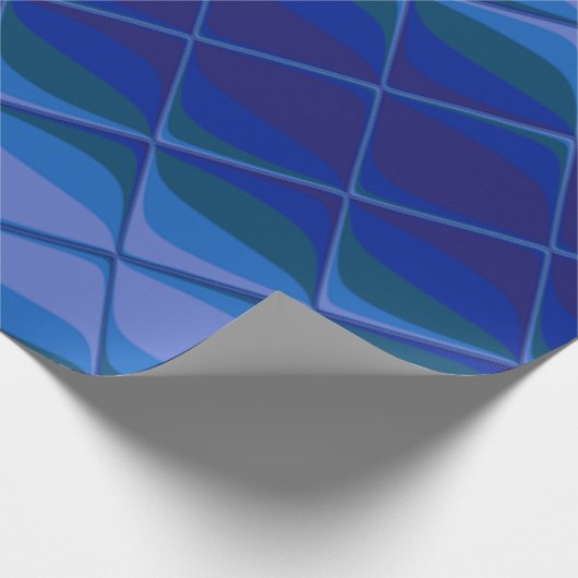 indigo palette geschenkpapier (Ecke)