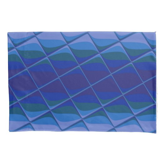 Indigo-Palette Kissenbezug (Vorderseite)