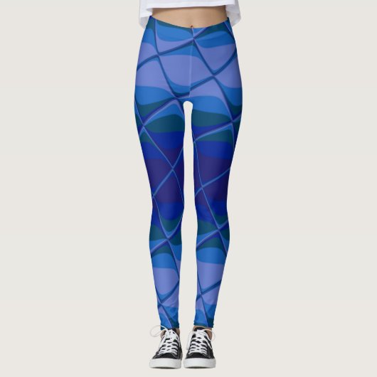 Indigo-Palette Leggings (Vorderseite)