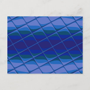 Indigo-Palette Postkarte