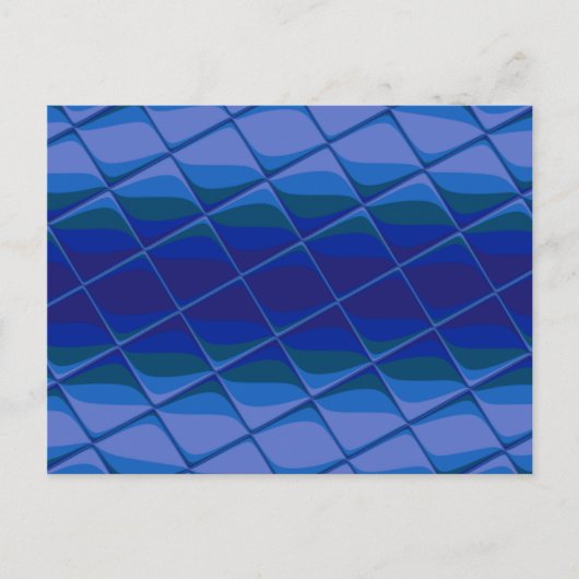 Indigo-Palette Postkarte (Vorderseite)