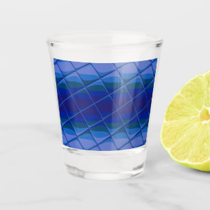 Indigo-Palette Schnapsglas