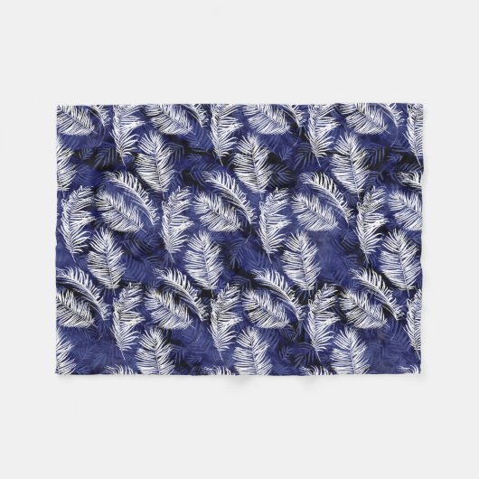 Indigo Palms Fleecedecke (Vorderseite (Horizontal))