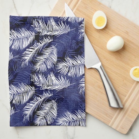 Indigo Palms Handtuch (Viertel Falte)