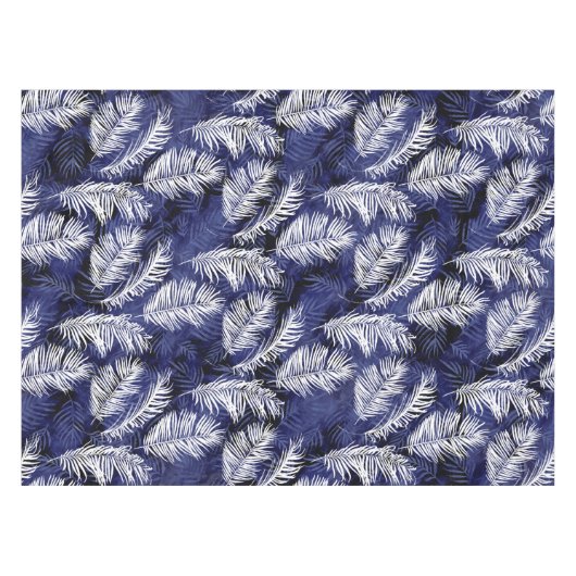 Indigo Palms Tischdecke (Vorderseite (Horizontal))