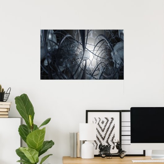 Indigo Perception Poster (Heimbüro)