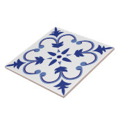 Indigo Petal Vine Fliese (Seite)