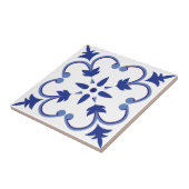 Indigo Petal Vine Fliese (Seite)