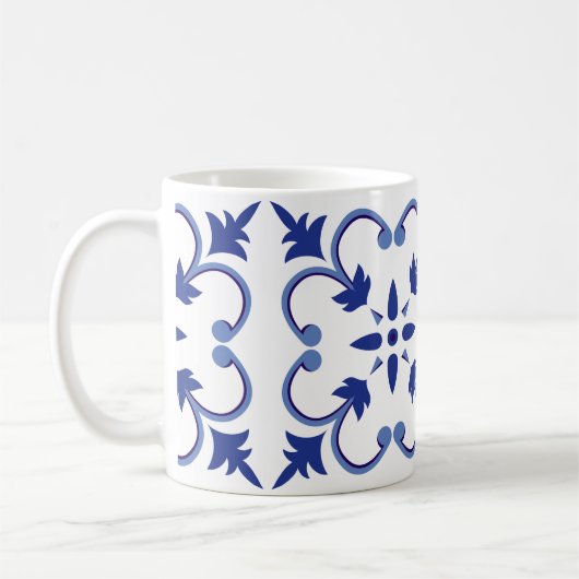 Indigo Petal Vine Kaffeetasse (Links)