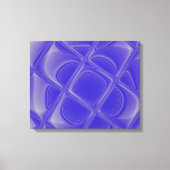 Indigo Petals Morphed Wrapped Canvas Leinwanddruck (Vorderseite)