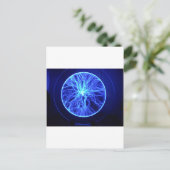 Indigo Postkarte (Stehend Vorderseite)