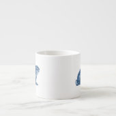 Indigo Rabbit Baby Tasse (Vorderseite)