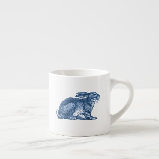 Indigo Rabbit Baby Tasse (Rechts)