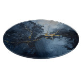 "Indigo Rhapsodie" Schneidebrett (Ecke)