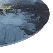 "Indigo Rhapsodie" Schneidebrett (Ecke)