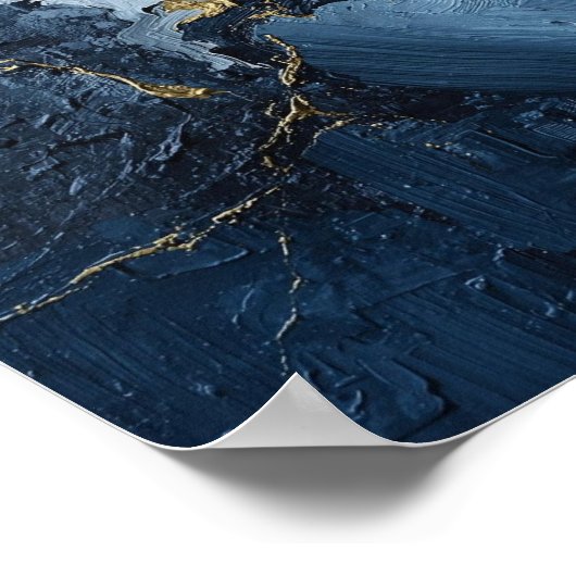 "Indigo Rhapsody" Poster (Ecke)