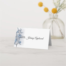 Indigo Romance Hochzeitsplatzkarten Platzkarte