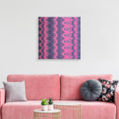 Indigo Rosa Stretch Leinwanddruck (Insitu (Wohnzimmer))