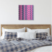 Indigo Rosa Stretch Leinwanddruck (Insitu (Schlafzimmer))
