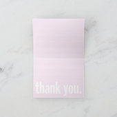 indigo/Rose "eiserne Lilie" Dankeschön Dankeskarte (Innenseite)