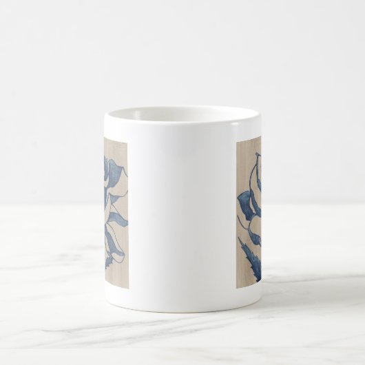 Indigo-Rose Kaffeetasse (Mittel)