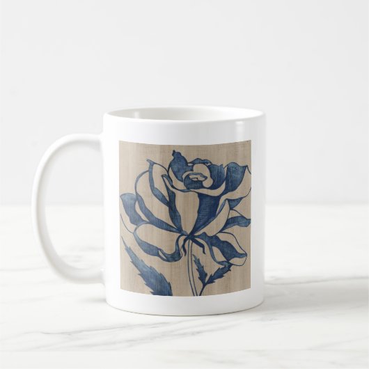 Indigo-Rose Kaffeetasse (Links)