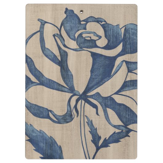 Indigo-Rose Klemmbrett (Rückseite)