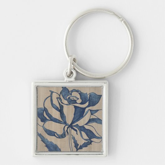 Indigo-Rose Schlüsselanhänger (Vorne)