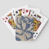 Indigo-Rose Spielkarten (Rückseite)