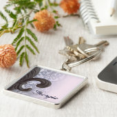 Indigo-Rosen"Eisen-Lilie" erstklassiger Schlüsselanhänger (Seite)