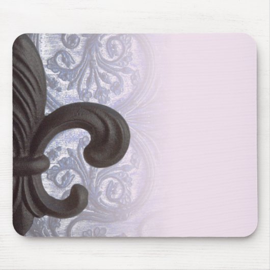 Indigo-/Rosen"Eisen-Lilie" mousepad (Vorne)