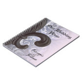 Indigo-/Rosen"Eisen-Lilie" PLANUNGS-NOTIZBUCH Notizblock (Linke Seite)