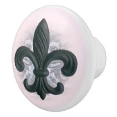 Indigo-/Rosen"Eisen-Lilien" Kabinett ZUG Keramikknauf (Rechts)